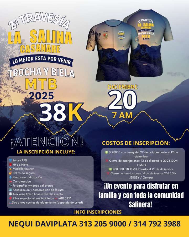 ¡TRAVESÍA LA SALINA CASANARE!