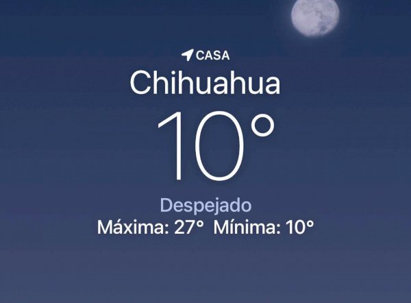 Amanece despejado con temperatura máxima de 27 grados centígrados