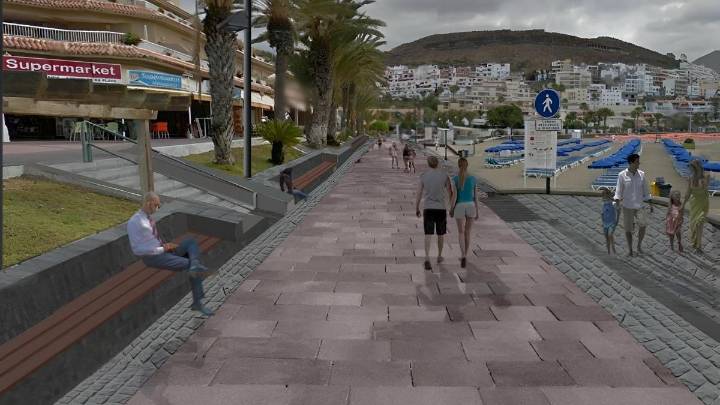 El futuro paseo de Las Vistas: más ancho y mejor acceso a la playa