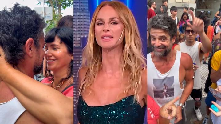 Sabrina Rojas le dio un picante palito a Luciano Castro al verlo en la Marcha del Orgullo