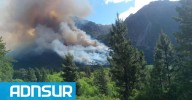 Evacuaciones en Epuyén y riesgo en Dique Florentino Ameghino por incendios impulsados por el viento