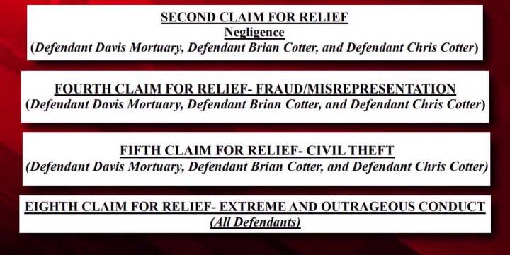 Lawsuit filed against Davis Mortuary, owners