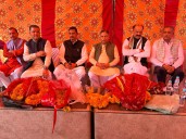 Sat Sharma leads BJP’s vigorous campaign for Devyani Rana in Nagrota; calls BJP the only party of development and nationalism