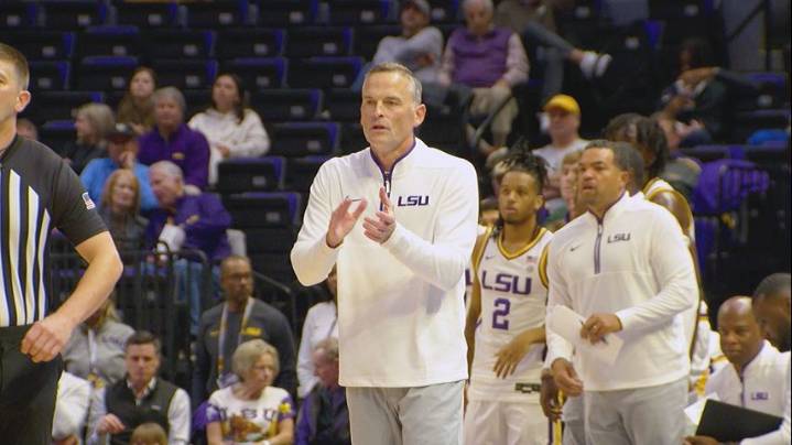 LSU men's basketball downs UNO with big second half