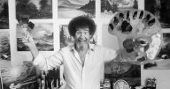 Bob Ross painted 'happy little trees.' His art sparked a bidding war at charity auction
