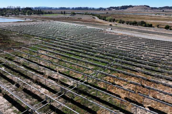 Napa Valley College’s $7.5 million solar field was once a model. Now it sits dead in the weeds