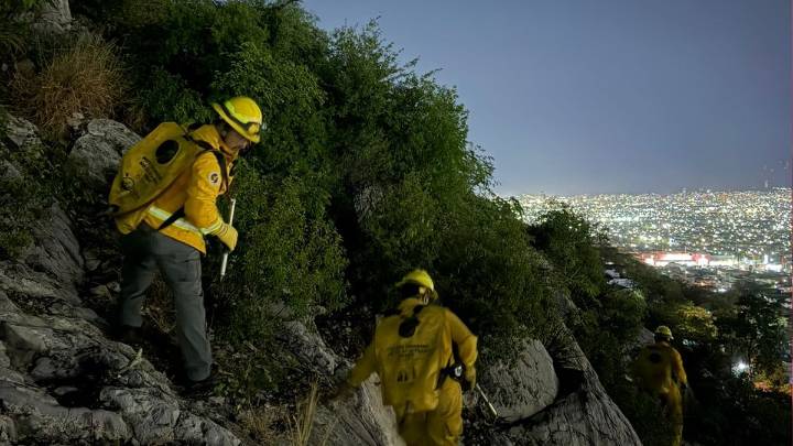 Fuego en el Cerro del Topo moviliza a Protección Civil y Bomberos