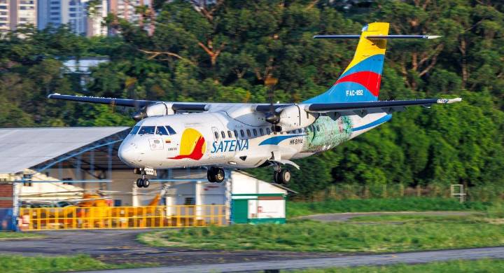 La aerolínea Satena habilita cuatro nuevas conexiones nacionales con al menos tres frecuencias a la semana