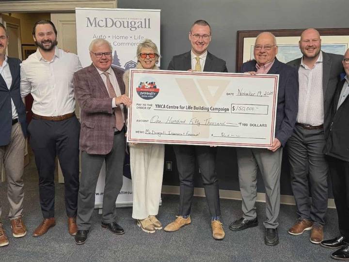 McDougall Insurance invests $150,000  towards the new Centre for Life
