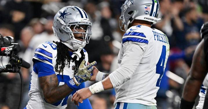 Cowboys honor Kneeland, then get 4 TD passes from Prescott in 33