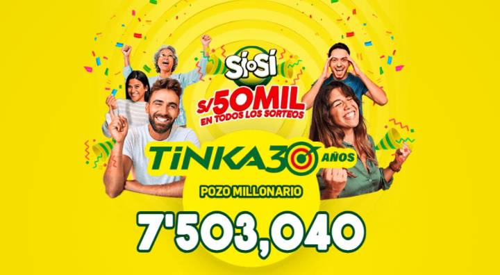 ¿Reventó La Tinka? Resultados del domingo 2 de noviembre y números ganadores del Pozo Millonario