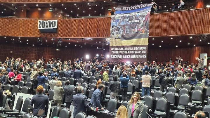 Se calientan los ánimos en San Lázaro: Morena y PRI chocan en discusión del Presupuesto 2026 y declaran receso