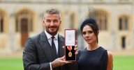 Bend a knee like Beckham: Soccer star David Beckham knighted by King Charles