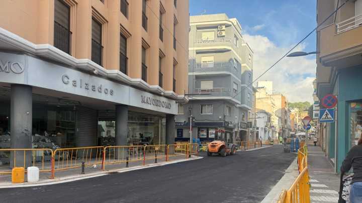 Ya hay fecha de apertura al tráfico de las calles Diana y Colón en Dénia