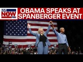 Former President Obama campaigns for Spanberger