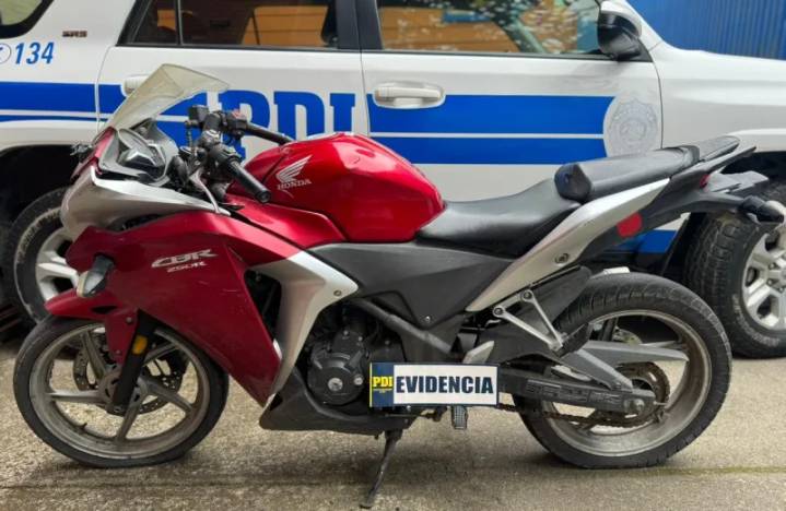 Aysén: PDI detiene a imputado por robo de vehículo motorizado y recupera motocicleta