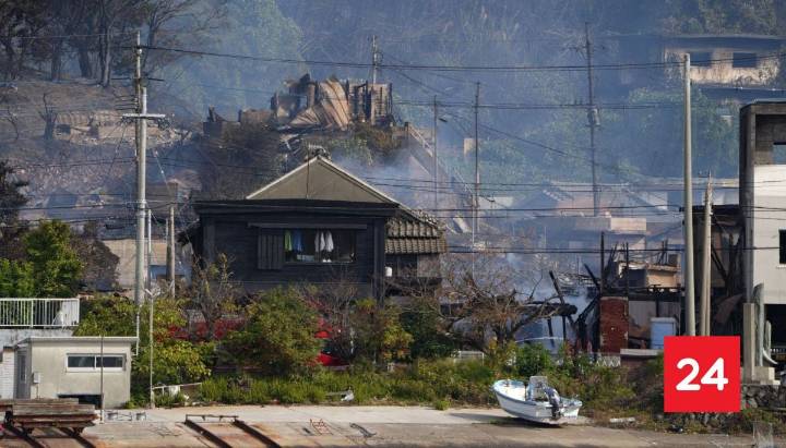 Voraz incendio en Japón: confirman una persona fallecida y 170 edificios calcinados