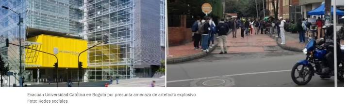 Lo que se sabe sobre el hecho en la Universidad Católica de Colombia (Bogotá)