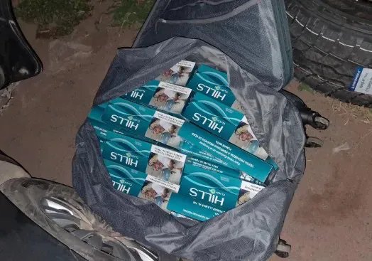 Incautan gran cargamento ilegal de cigarrillos en Las Lajitas