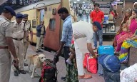 High Alert in Hyderabad: Dog Squad, RPF Teams Conduct Security Sweep at Kachiguda Railway Station