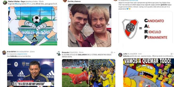 Los mejores memes de la eliminación de River ante Racing: desde Gallardo, Galarza y Portillo a Costas, Santiago Sosa y Martirena