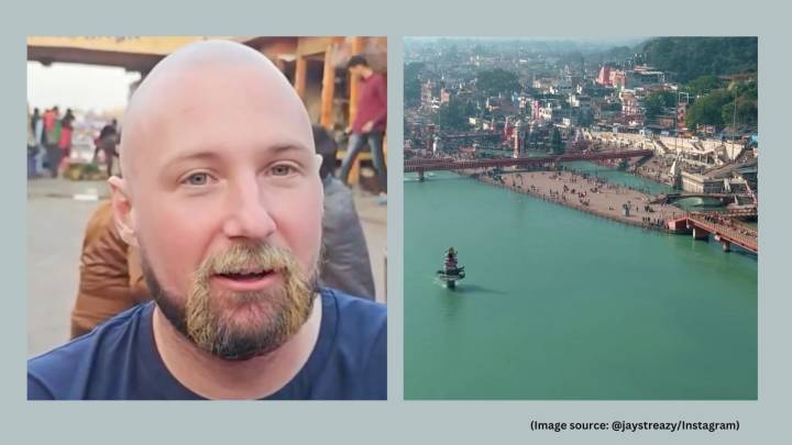 US vlogger shaves head on banks of Ganga in Haridwar after making promise, video goes viral: ‘Gotta drop my ego’
