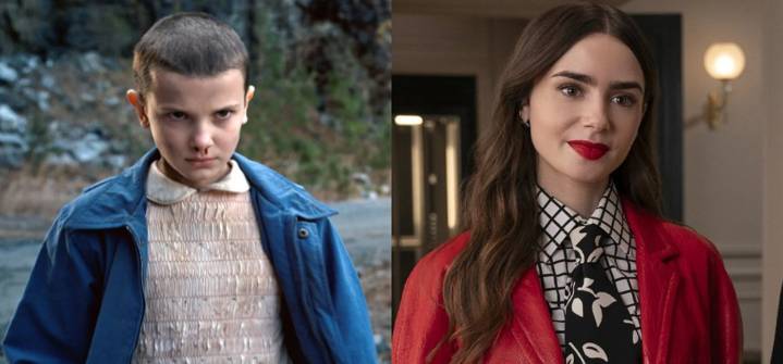 “Emily in Paris” y el final de “Stranger Things” reinan en las series de diciembre