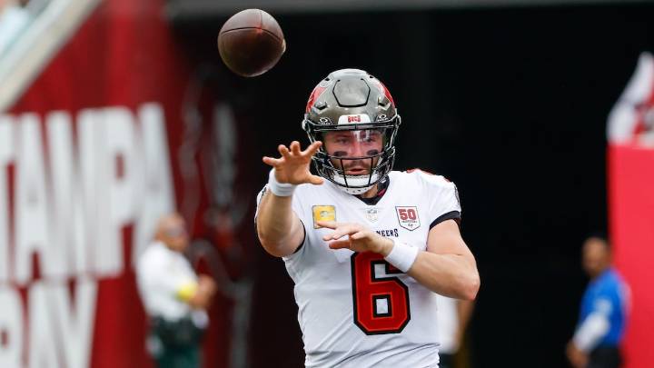 Baker Mayfield returns to practice, aims to play Sunday vs. Cardinals