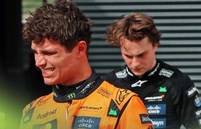 McLaren admite fallo técnico y se disculpa con Norris y Piastri por descalificación en GP de Las Vegas