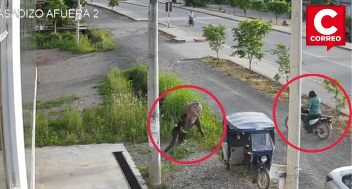 Pangoa: Dos sujetos armados a bordo de una moto lineal asaltan a joven