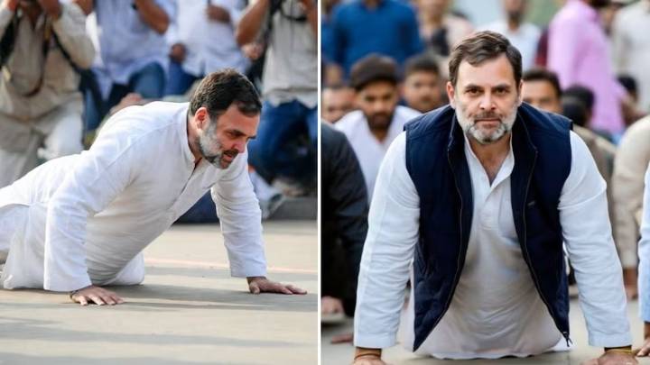 Rahul Gandhi made to do 10 push-ups as punishment in Panchmarhi. This is why