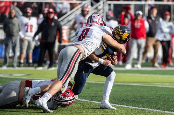 Divine Child downs Goodrich 10-7, advances to first state finals since 1985