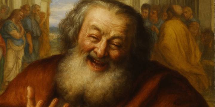 El episodio más insólito del estoicismo: cómo un chiste propio mató a Crisipo de Solos