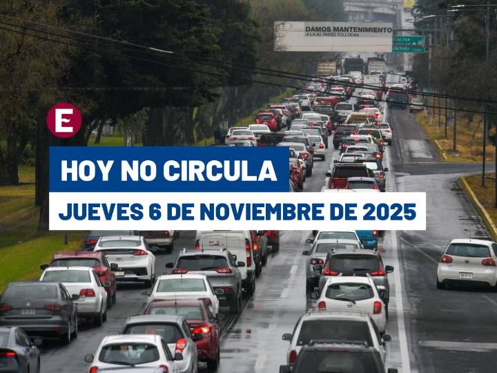 ¡Alto ahí! Hoy no Circula del jueves deja en casa a estos coches en CDMX y Edomex