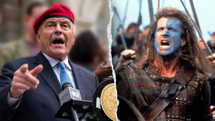 Curtis Sliwa compares himself to Braveheart in NYC mayor race