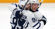 Ekman-Larsson extends point streak as the Maple Leafs rout the Penguins 7