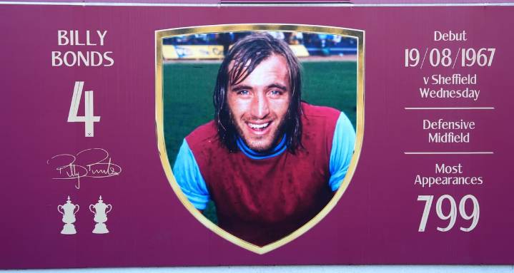 West Ham lead tributes to 'lion-hearted leader' Billy Bonds after club legend's death