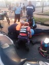 Lesionada tras caer de su moto en Ciudad Bolívar