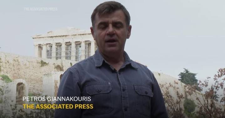The Parthenon in Athens briefly shed its scaffolding