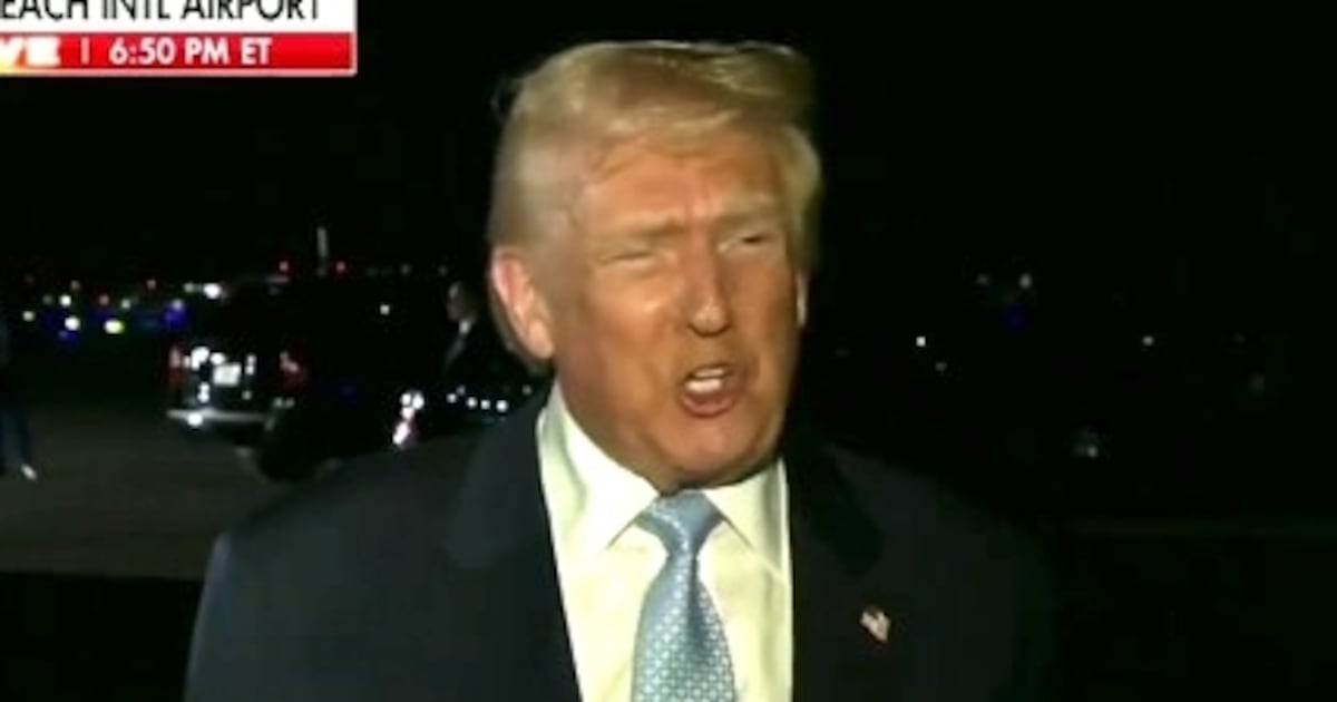 Triggered Trump Fumes at Reporter Asking About His Epstein Mess