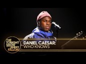 Daniel Caesar: Who Knows | The Tonight Show Starring Jimmy Fallon