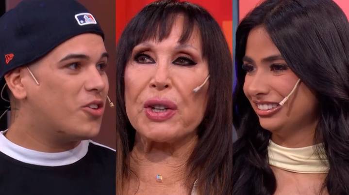 Moria Casán les preguntó a Thiago Medina y Daniela Celis si se reconciliaron y la descolocaron en vivo