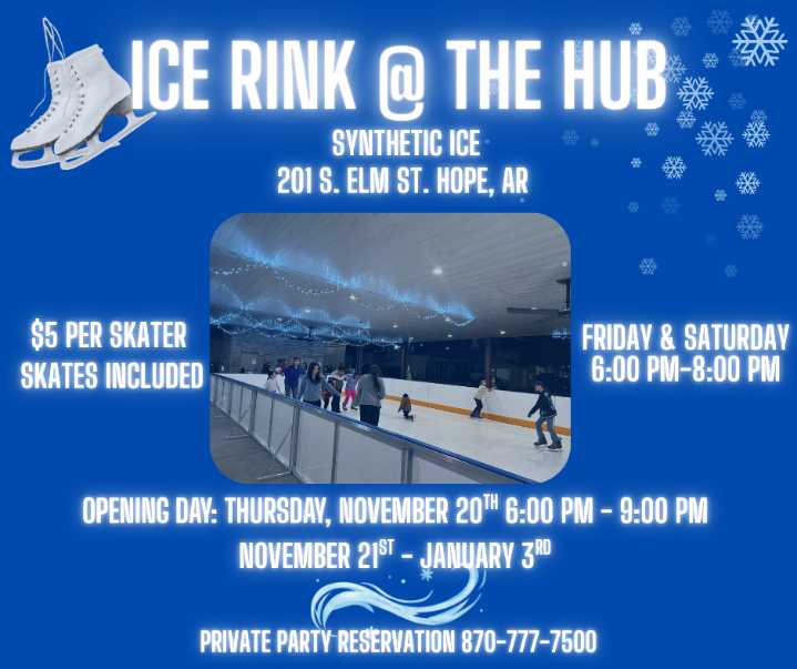 Ice rink coming to The Hub later this month