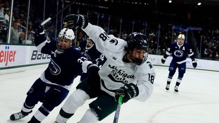 MSU hockey completes sweep of Notre Dame, winning streak up to nine