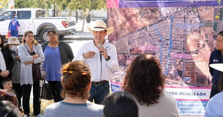 Rodrigo Monsalvo entrega obras de urbanización en Saldarriaga y Hacienda La Cruz
