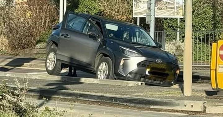 Second car stuck in guided busway 'car trap' this week