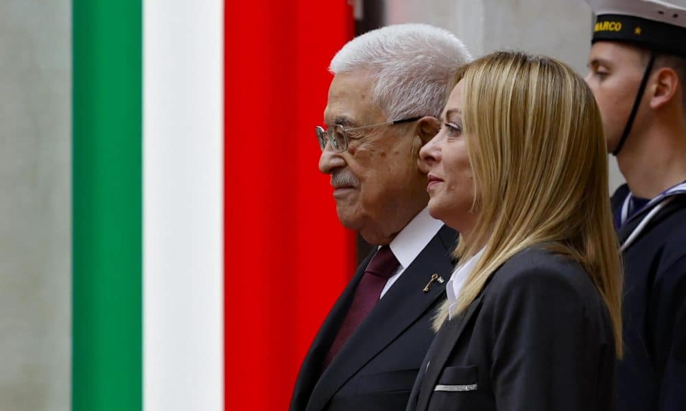 Mahmud Abás pide a Meloni el reconocimiento italiano del Estado palestino