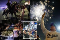 Dodgers World Series win sparks chaos in LA streets — police deploy tear gas after being struck by fireworks