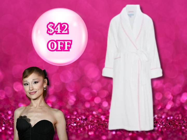 We found the luxury robe Ariana Grande wears in her profile picture, now $42 off for a limited time