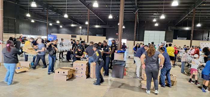 Hundreds of Pasadena families receive Thanksgiving meals through massive multi